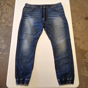 American Eagle AE AirFlex+ Denim Jogger Mens' Size XL Jean Joggers